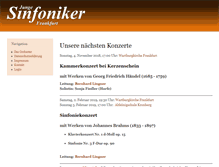 Tablet Screenshot of junge-sinfoniker.de